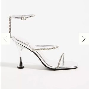 Jeffrey Campbell Demonica Silver Heels